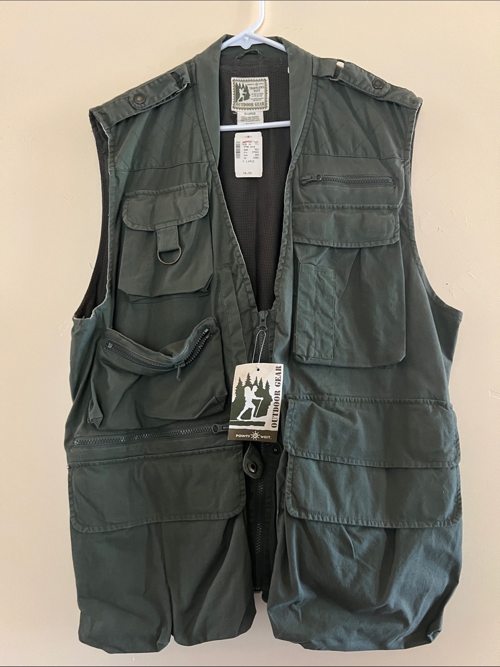 Outdoor Gear Men's Utility Vest - Dark Green